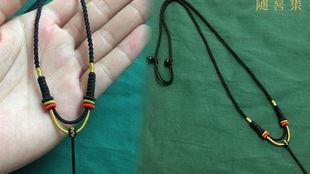 编织吊坠绳视频教程,轻松掌握时尚饰品制作技巧